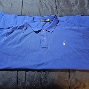 Polo by Ralph Lauren Men's Blue Polo Shirt